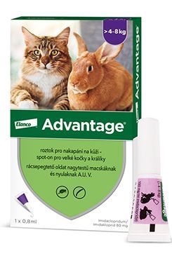 Advantage pipety pro kočky a králíky