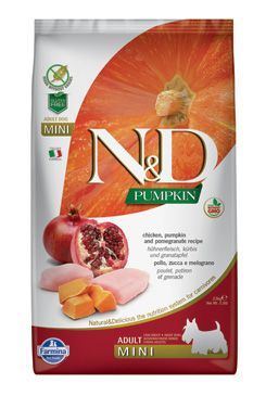 N&D GF Pumpkin DOG Adult Mini Chicken & Pomegranate