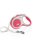 Vodítko FLEXI Comfort S pásek 5m/15kg červená NEW (2)