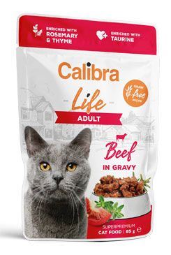 Calibra Cat Life kapsa Adult Duck in gravy 85g