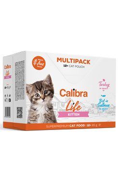 Calibra Cat Life kapsa Kitten Salmon in gravy 85g