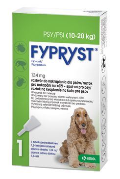 Fypryst Antiparazitní pipeta pro psy 10-20 kg 1,34 ml