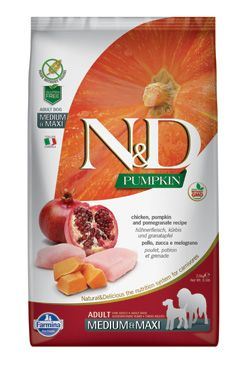 N&D Granule GF Pumpkin Dog Adult M/L Chicken & Pomegranate