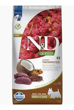 N&D GF Quinoa DOG Skin&Coat Venison & Coconut 7kg