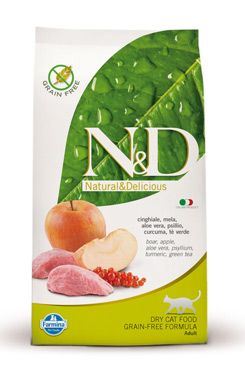 N&D Grain Free Cat Adult Boar & Apple