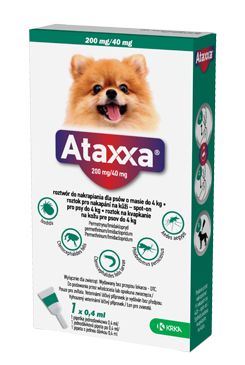 Ataxxa Spot-on Dog M 500mg/100mg 1x1ml