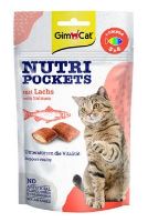 Gimcat Polštářky Nutri Pockets s lososem 60g