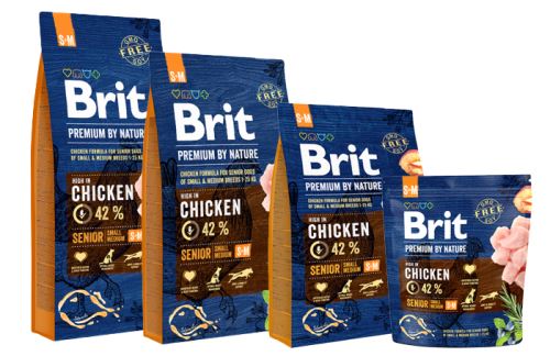 Brit Premium by Nature Dog Senior S+M