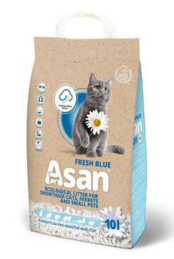 Asan Cat Fresh blue ekologická podestýlka 10 l