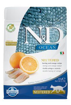 N&D OCEAN CAT NEUTERED Adult Herring & Orange 1,5kg