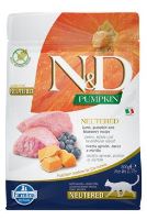 N&amp;D Pumpkin CAT Neutered Lamb &amp; Blueberry 300g