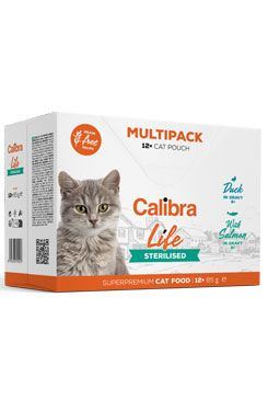 Calibra Cat Life kapsa Sterilised Salmon in gravy 85g