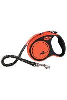 Vodítko FLEXI Xtreme M pásek 5m/35kg oranžová