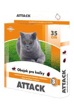 Attack Repelentní obojek pro kočku, 35 cm