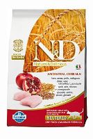 N&D Low Grain Cat Neutered Chicken & Pomegranate 300 g